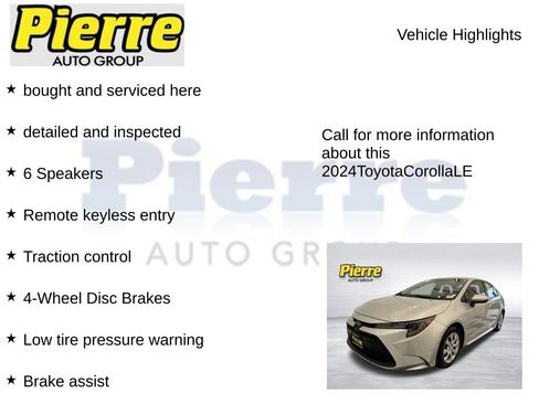 Used 2024 Toyota Corolla LE FWD image 7