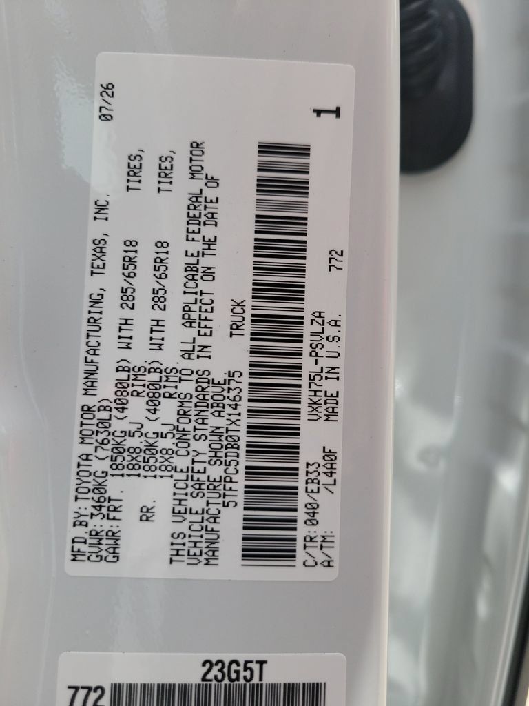 New 2026 Toyota Tundra TRD Pro AWD/4WD image 37