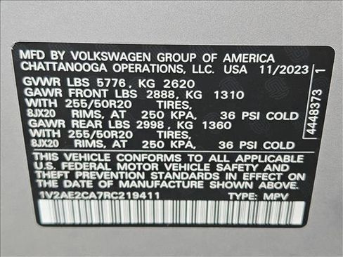 Used 2024 Volkswagen Atlas Cross Sport SEL R-Line AWD/4WD image 24