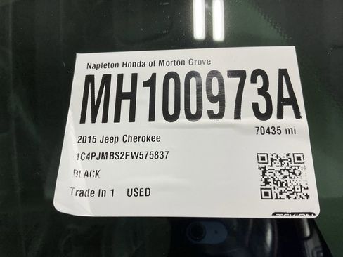 Used 2015 Jeep Cherokee Trailhawk w/ Comfort/Convenience Group image 32