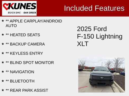 Used 2025 Ford F150 Lightning XLT AWD/4WD image 2