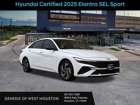 Certified 2025 Hyundai Elantra Sport FWD image 1