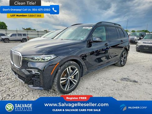 Used 2020 BMW X7 xDrive40i w/ M Sport Package AWD/4WD image 1