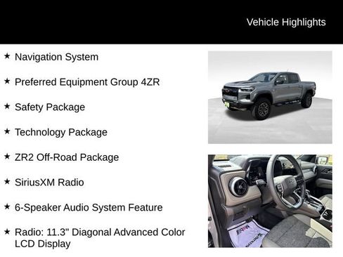 Certified 2024 Chevrolet Colorado ZR2 w/ Technology Package AWD/4WD image 8