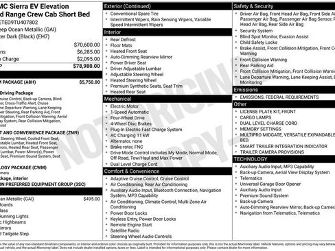 New 2026 GMC Sierra EV Elevation w/ Premium Package image 6