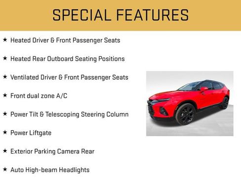 Used 2022 Chevrolet Blazer RS w/ Enhanced Convenience Package AWD/4WD image 20