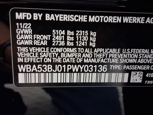 Certified 2023 BMW 540i w/ M Sport Package image 20
