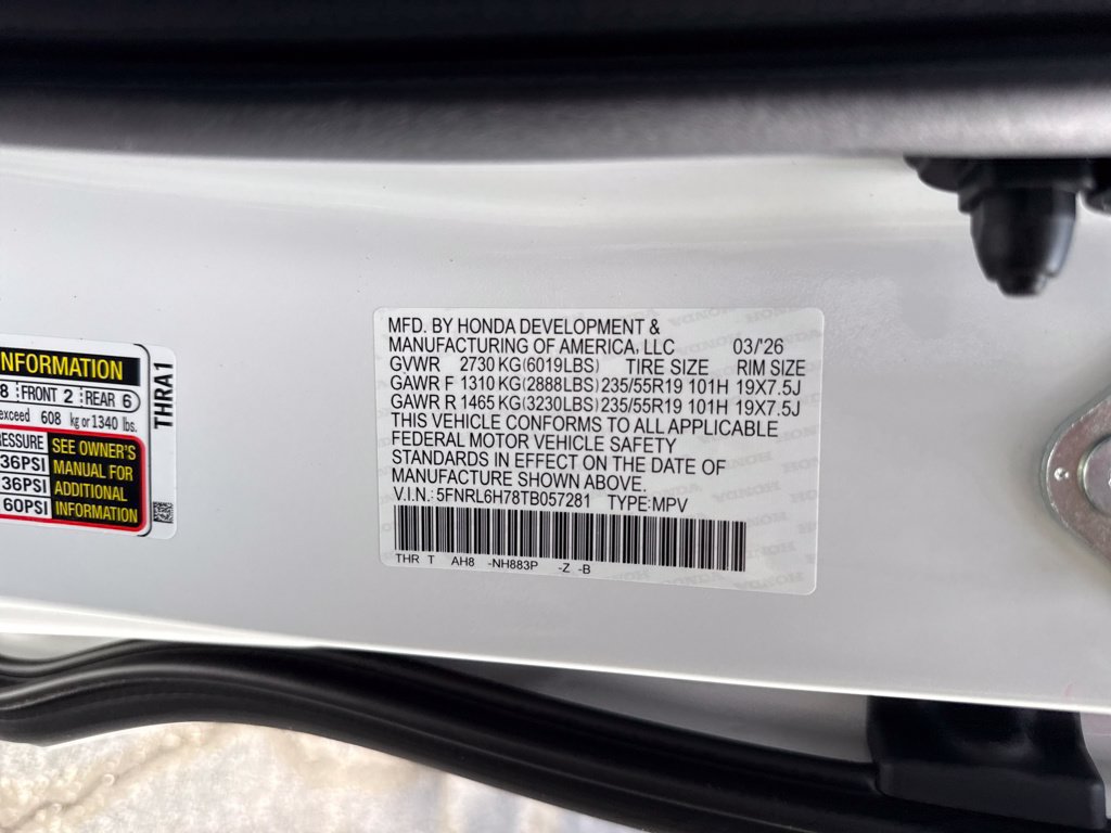 New 2026 Honda Odyssey Sport-L image 32