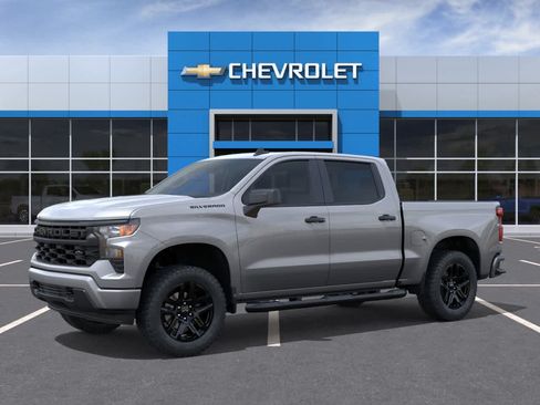 New 2026 Chevrolet Silverado 1500 Custom w/ Turbomax Blackout Package RWD image 2