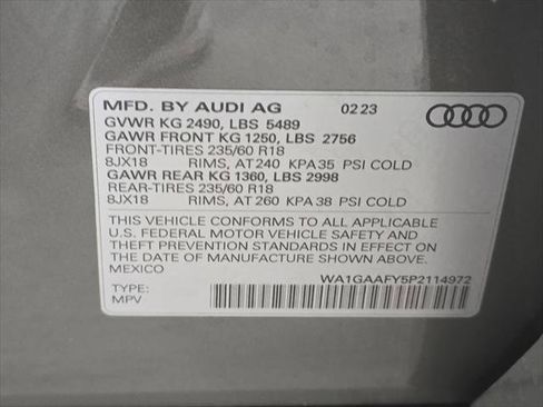 Certified 2023 Audi Q5 2.0T Premium w/ Convenience Package AWD/4WD image 33