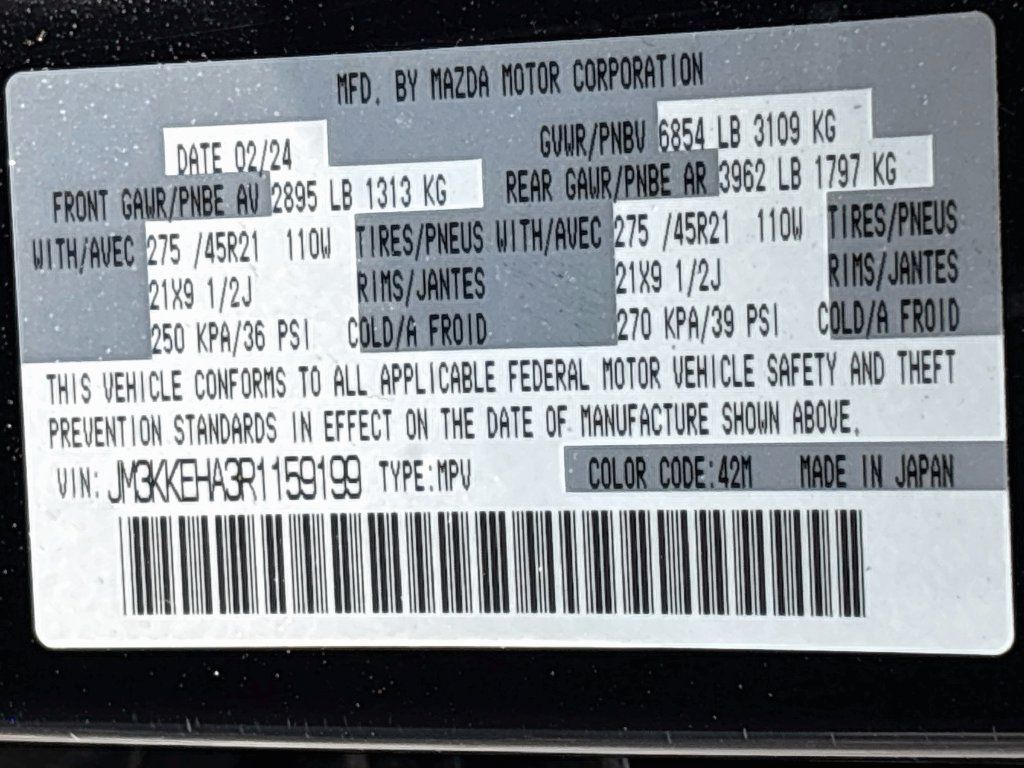 Used 2024 MAZDA CX-90 Plug-In Hybrid w/ Premium Plus AWD/4WD image 35