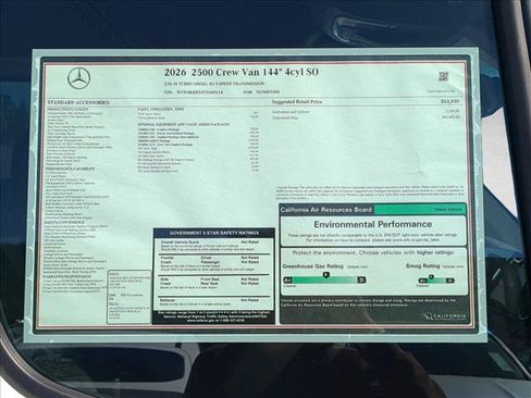 New 2026 Mercedes-Benz Sprinter 2500 image 17