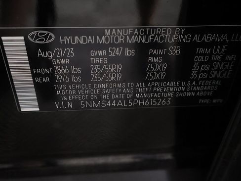 Used 2023 Hyundai Santa Fe Limited w/ Winter Weather Package FWD image 52