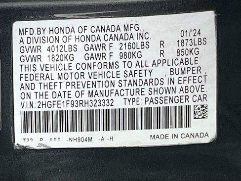 Used 2024 Honda Civic Touring image 32