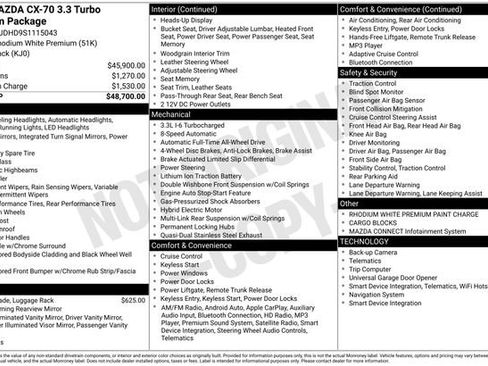 Certified 2025 MAZDA CX-70 3.3 Turbo w/ Premium Package AWD/4WD image 5