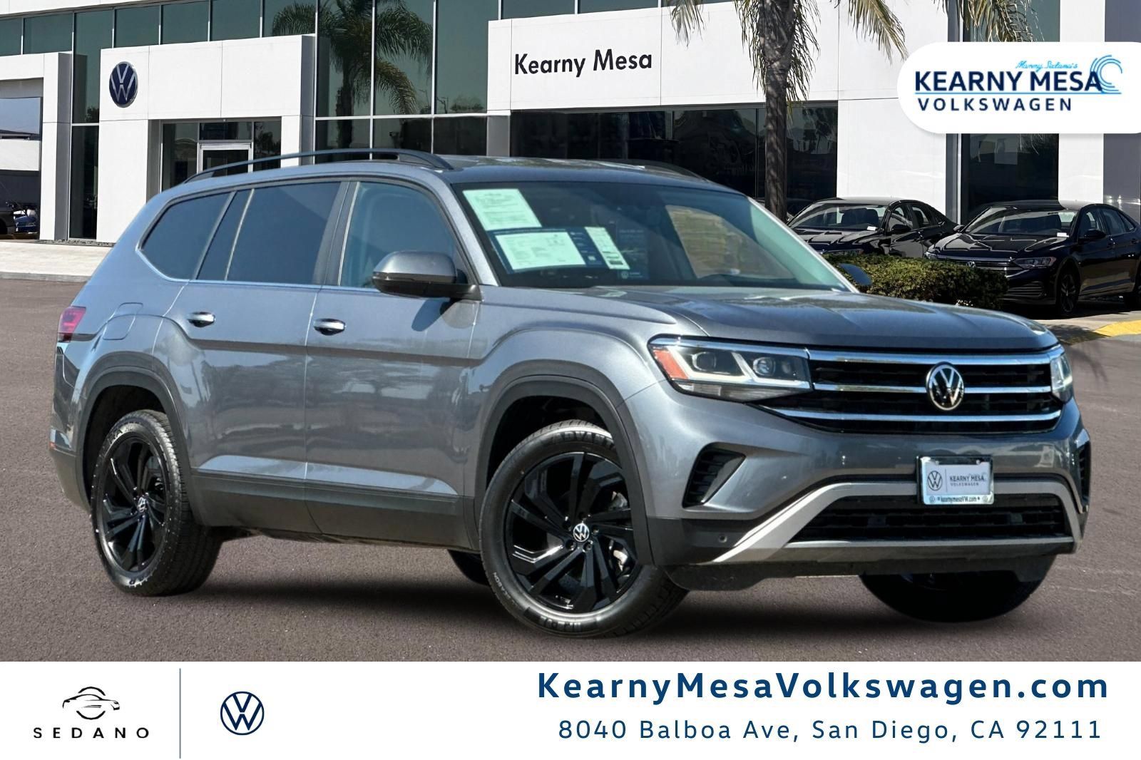 Used 2023 Volkswagen Atlas SE w/ Black Wheel Package FWD image 1