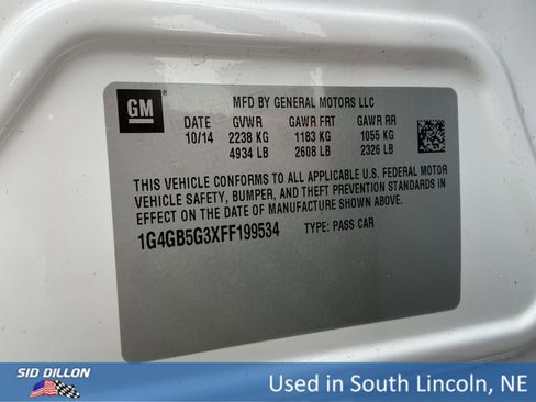 Used 2015 Buick LaCrosse Leather w/ Driver Confidence Package #1 image 14