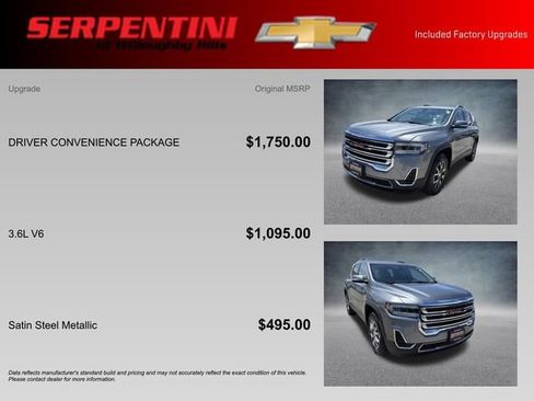 Used 2020 GMC Acadia SLE w/ Driver Convenience Package FWD image 4
