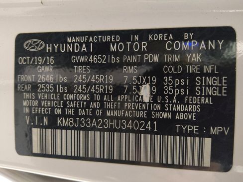 Used 2017 Hyundai Tucson Sport w/ Cargo Package FWD image 33