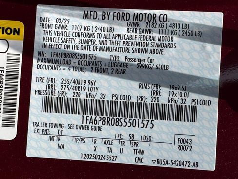New 2025 Ford Mustang Dark Horse RWD image 40