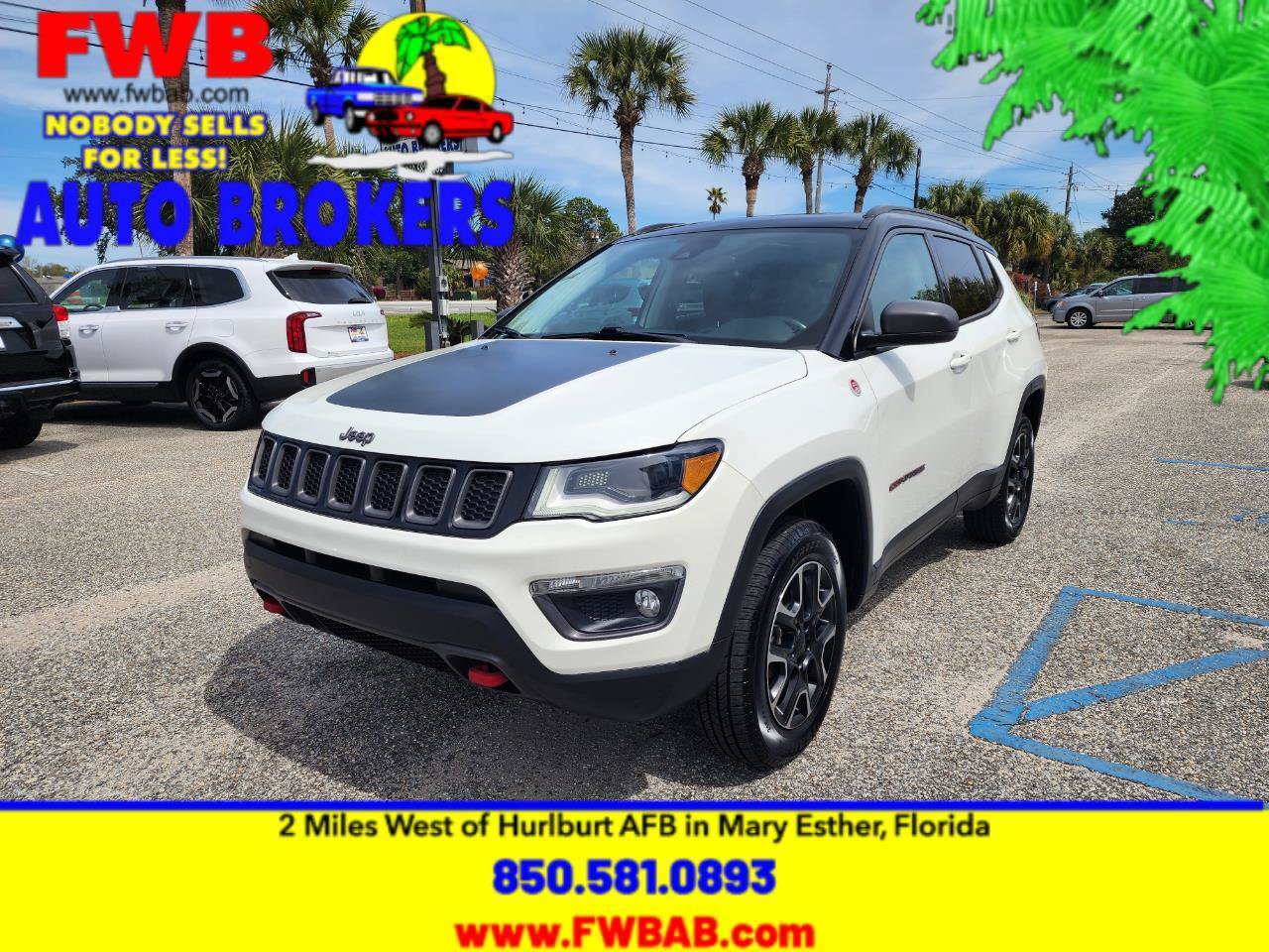 Used 2021 Jeep Compass Trailhawk w/ Sun and Sound Group AWD/4WD image 1