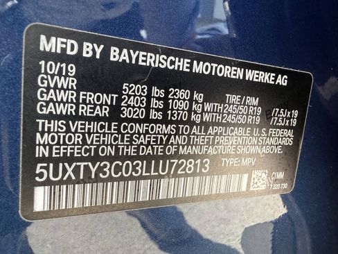 Used 2020 BMW X3 sDrive30i w/ Executive Package RWD image 36