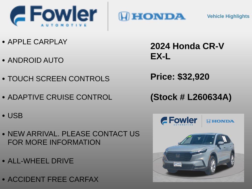 Used 2024 Honda CR-V EX-L image 8