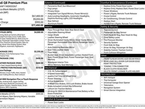 Used 2019 Audi Q8 Premium Plus w/ Premium Plus image 18