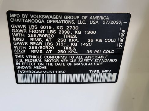 Used 2021 Volkswagen Atlas SE AWD/4WD image 32