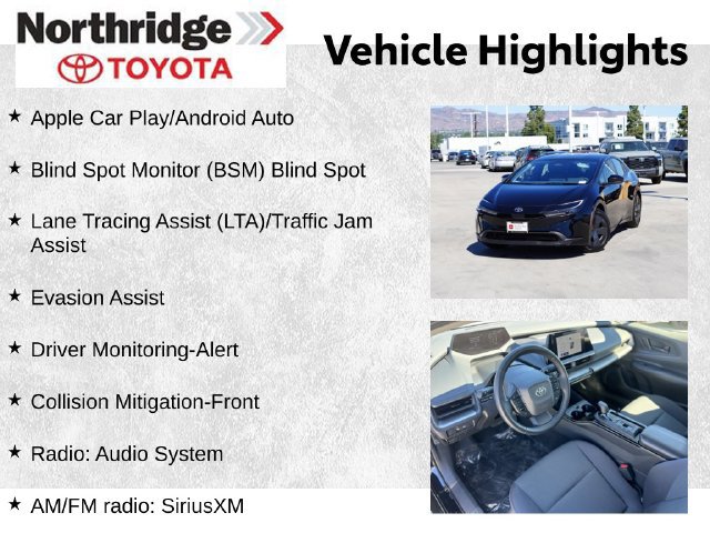 Certified 2025 Toyota Prius LE FWD image 2