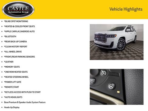 Used 2023 GMC Acadia Denali AWD/4WD image 3