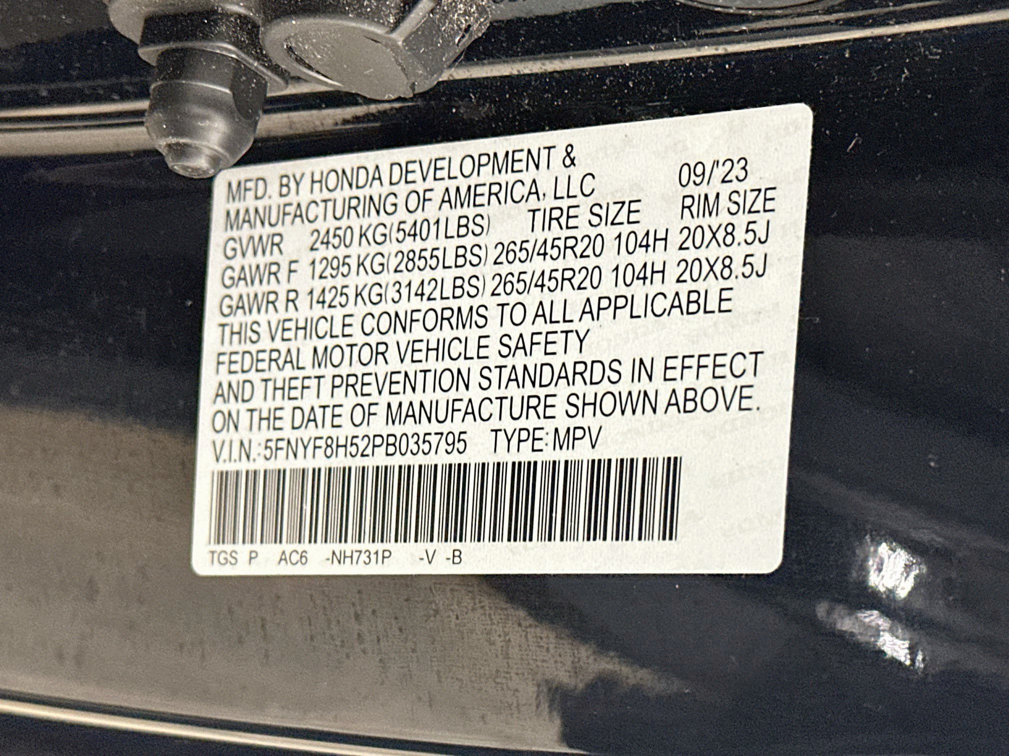 Used 2023 Honda Passport EX-L image 12