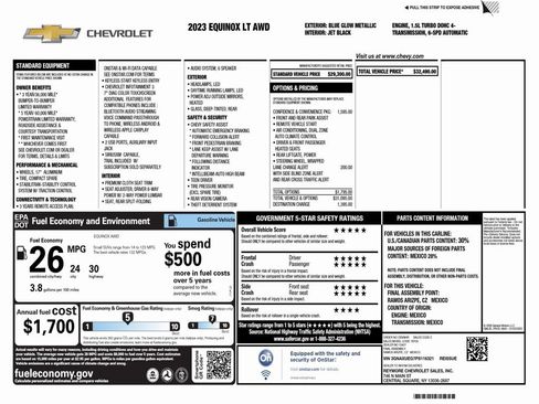 Certified 2023 Chevrolet Equinox LT image 3