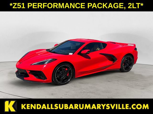 Used 2021 Chevrolet Corvette Stingray Preferred Cpe w/ Z51 Performance Package RWD image 1