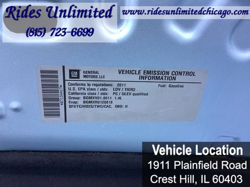 Used 2011 Chevrolet Cruze LT FWD image 37