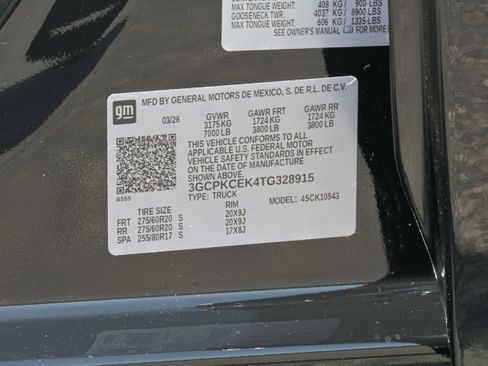 New 2026 Chevrolet Silverado 1500 Custom Trail Boss w/ Turbomax Blackout Package AWD/4WD image 33