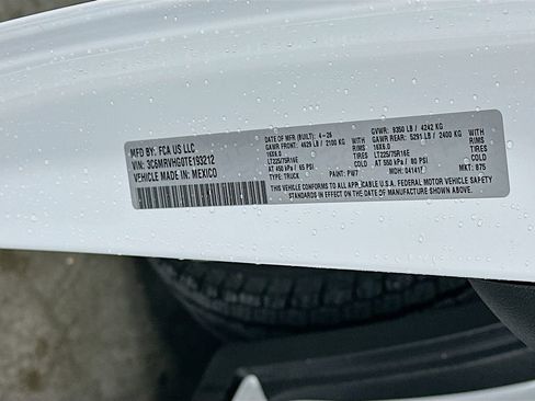 New 2026 RAM ProMaster 3500 w/ Quick Order Package 22G SLT FWD image 19