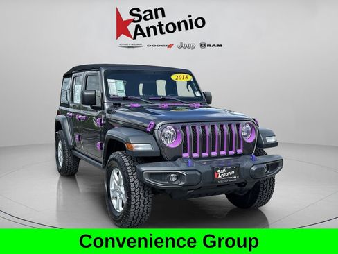 Used 2018 Jeep Wrangler Unlimited Sport S AWD/4WD image 3