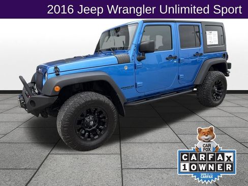 Used 2016 Jeep Wrangler Unlimited Sport w/ Quick Order Package 24S image 1