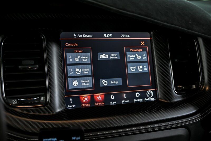 Used 2022 Dodge Charger SRT Hellcat w/ Carbon/Suede Interior Package RWD image 28
