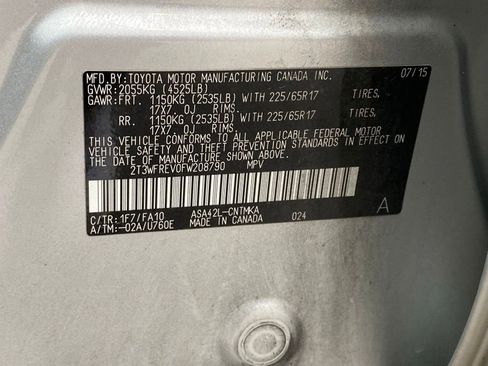 Used 2015 Toyota RAV4 XLE image 19