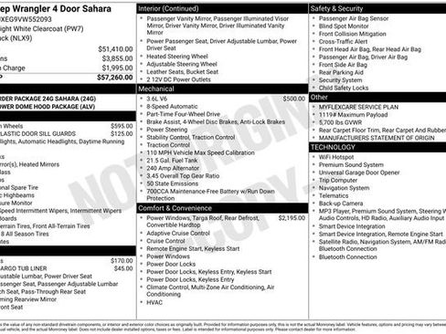New 2027 Jeep Wrangler Unlimited Sahara AWD/4WD image 12