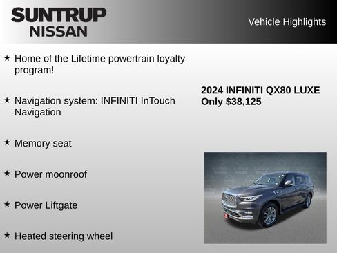 Used 2024 INFINITI QX80 Luxe image 8