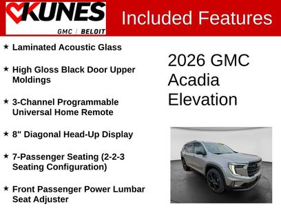 New 2026 GMC Acadia Elevation w/ Black Edition