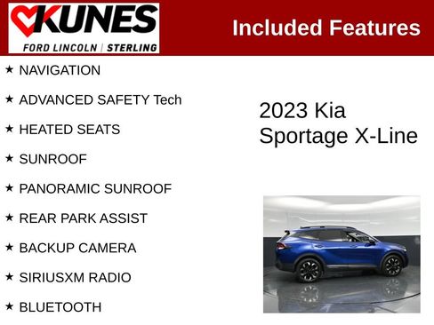 Used 2023 Kia Sportage X-Line w/ X-Line Premium Package AWD/4WD image 2