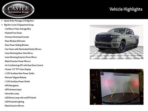 New 2026 RAM 1500 Big Horn AWD/4WD image 3