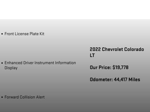Used 2022 Chevrolet Colorado LT w/ Fleet Safety Package image 18