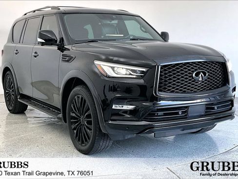 Used 2022 INFINITI QX80 Sensory w/ Cargo Package RWD image 1
