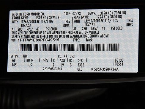Used 2023 Ford F150 XLT w/ Equipment Group 302A High AWD/4WD image 17