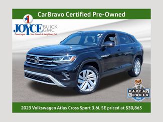 Used 2023 Volkswagen Atlas Cross Sport SE w/ Black Wheel Package AWD/4WD 360° Tour